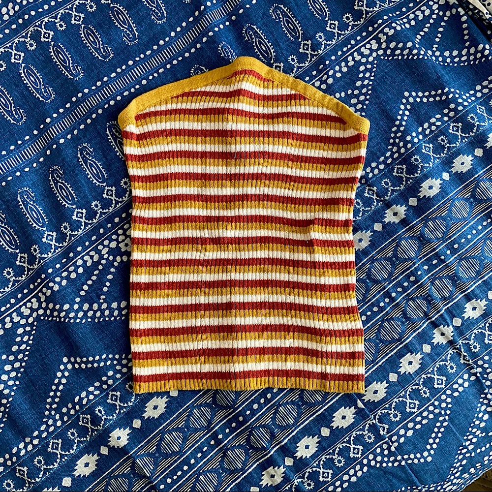 American Eagle - Striped Knit Tube Top